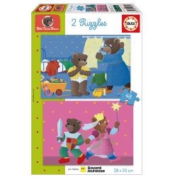 EDUCA CASSE-TÊTES 2X48 PIÈCES - PETIT OURS BRUN #19881